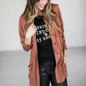 Jones Jacket - Cinnamon - Mindy Mae's Market